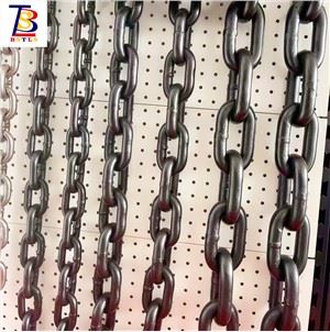 زنجیر بار بلند کننده اتصال کوتاه G80 فولاد آلیاژی 10 x 30 میلی متر از طریق سخت شده
