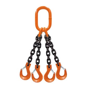 G80 One/Two/Three/Four Legs Lifting Chain Sling With Clevis Hook