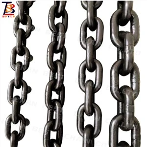 زنجیر اتصال کوتاه فولادی جوش داده شده داغ DIP گالوانیزه